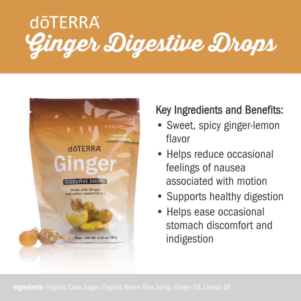 dōTERRA® Ginger Digestive Drops Yes! there's an OIL for that...